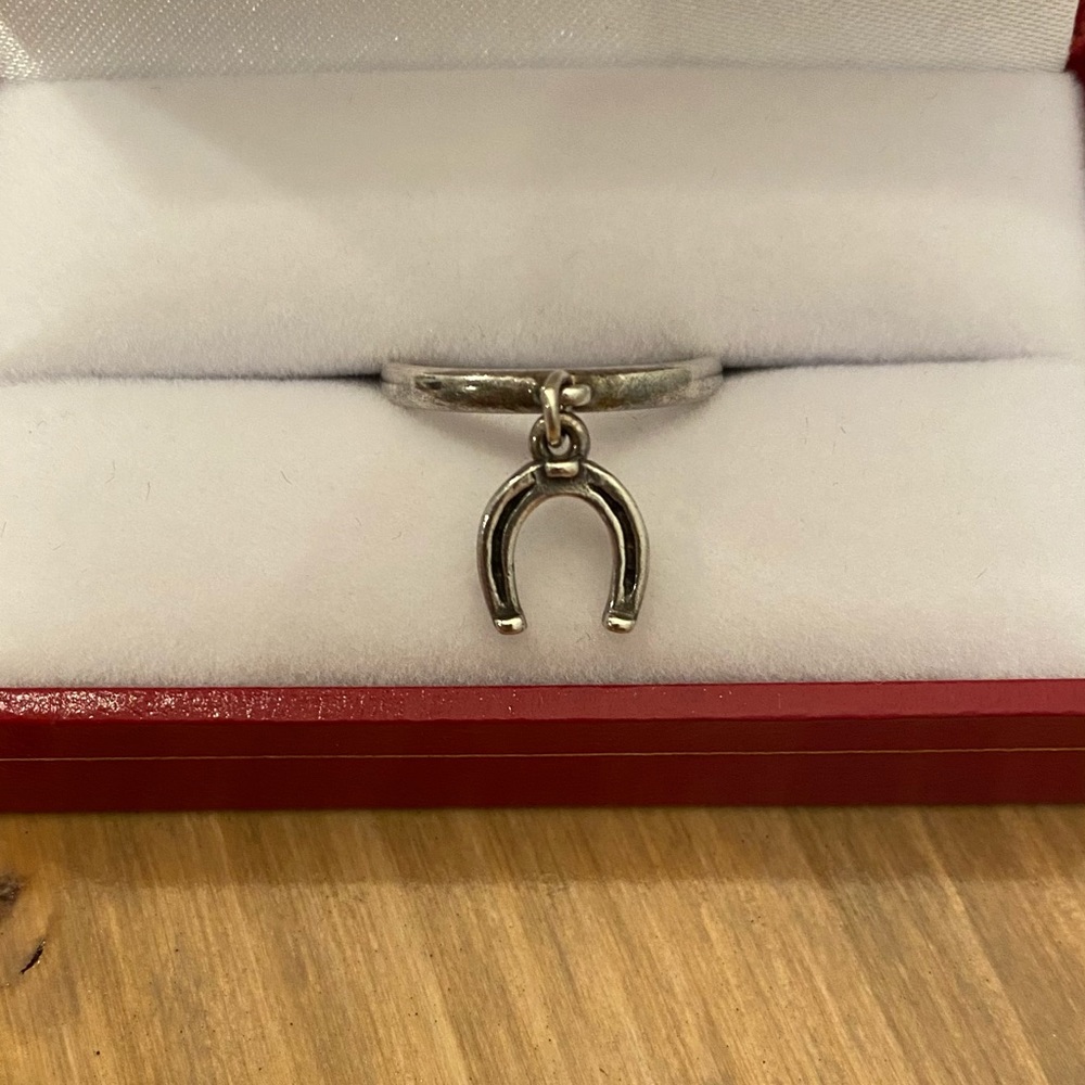 James Avery Silver Horseshoe Ring